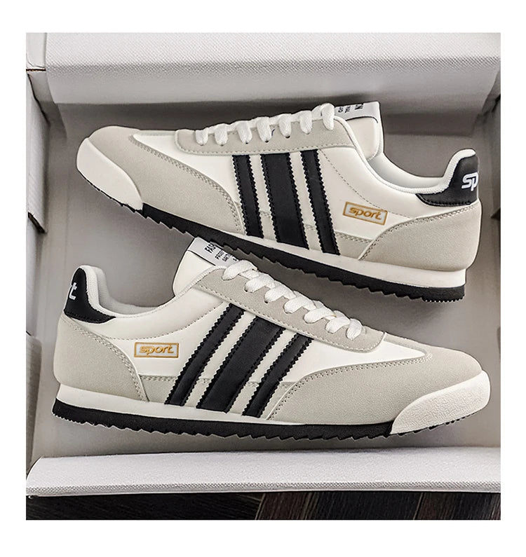 Men's Lightweight Forrest Gump Shoes, Soft Surface Non-Slip Sneakers, Retro Versatile Casual Shoes