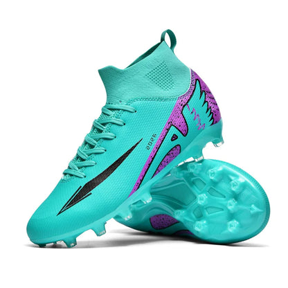 Chaussures de football unisexes tendance, crampons antidérapants, baskets d'entraînement légères, chaussures de football d'extérieur pour hommes