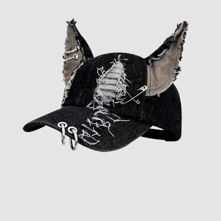 Șapcă de baseball în stil hip-hop – Pălărie de cowboy la modă, în stil graffiti și blugi, pentru femei/bărbați, accesoriu de modă unisex pentru petreceri și echipe