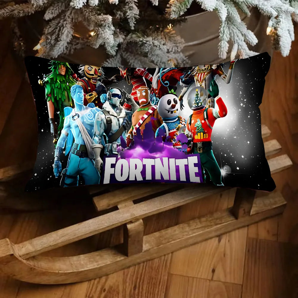 Game Fortnites Luxury Double-sided Printing Rectangle Pillow Case Bedside Pillowcase Sofa Cushion Cover Room Home Decoration