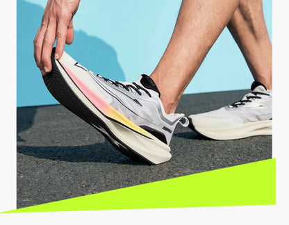 Xtep 2000KM 2.0 Running Shoes Men  Summer Professional TPU Shock Absorption Sneakers (suggest half size down) 876219110043