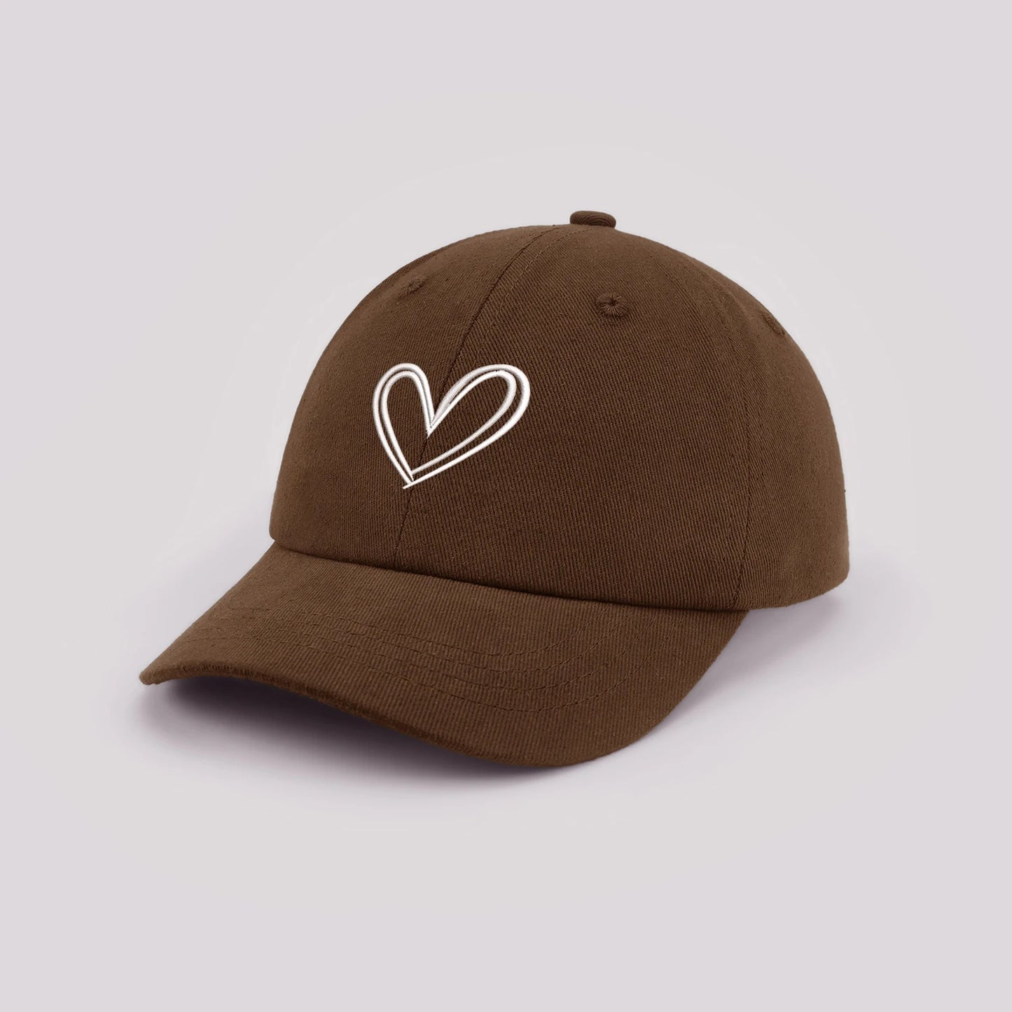 Cartoon heart-shaped Baby Baseball Cap Cute Solid Color Toddler Sun Hat with Ears Summer Adjustable Kids Boy Girl Peaked Cap ﻿