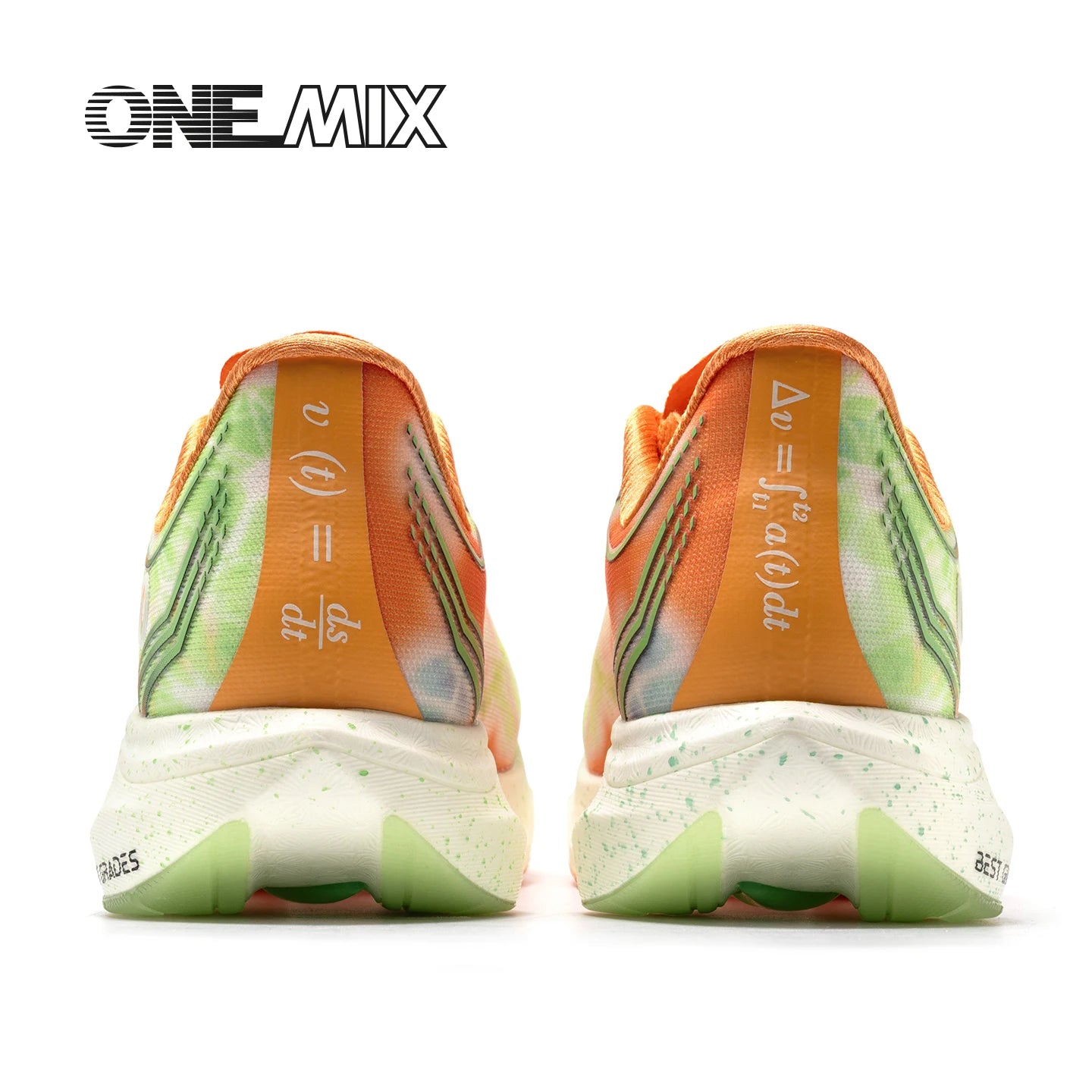 ONEMIX New Nylon Carbon Board Marathon Running Racing Shoes Shock-Absorbing Professional Stable Support Ultra-Light Rebound Sneakers