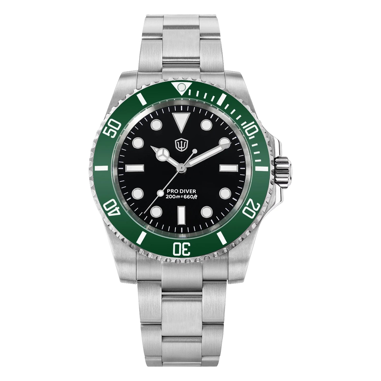 Watchdives WD1680Q V2 VH31 Sweep Quartz Movement Watch Luxury Top Brand Sapphire Stainless Steel 20Bar Waterproof Men Watches
