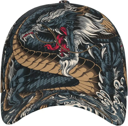 Dragon Snapback sapka – Férfi baseball sapkák – Férfi napszemüveg – Állítható, menő trucker sapka nőknek és férfiaknak