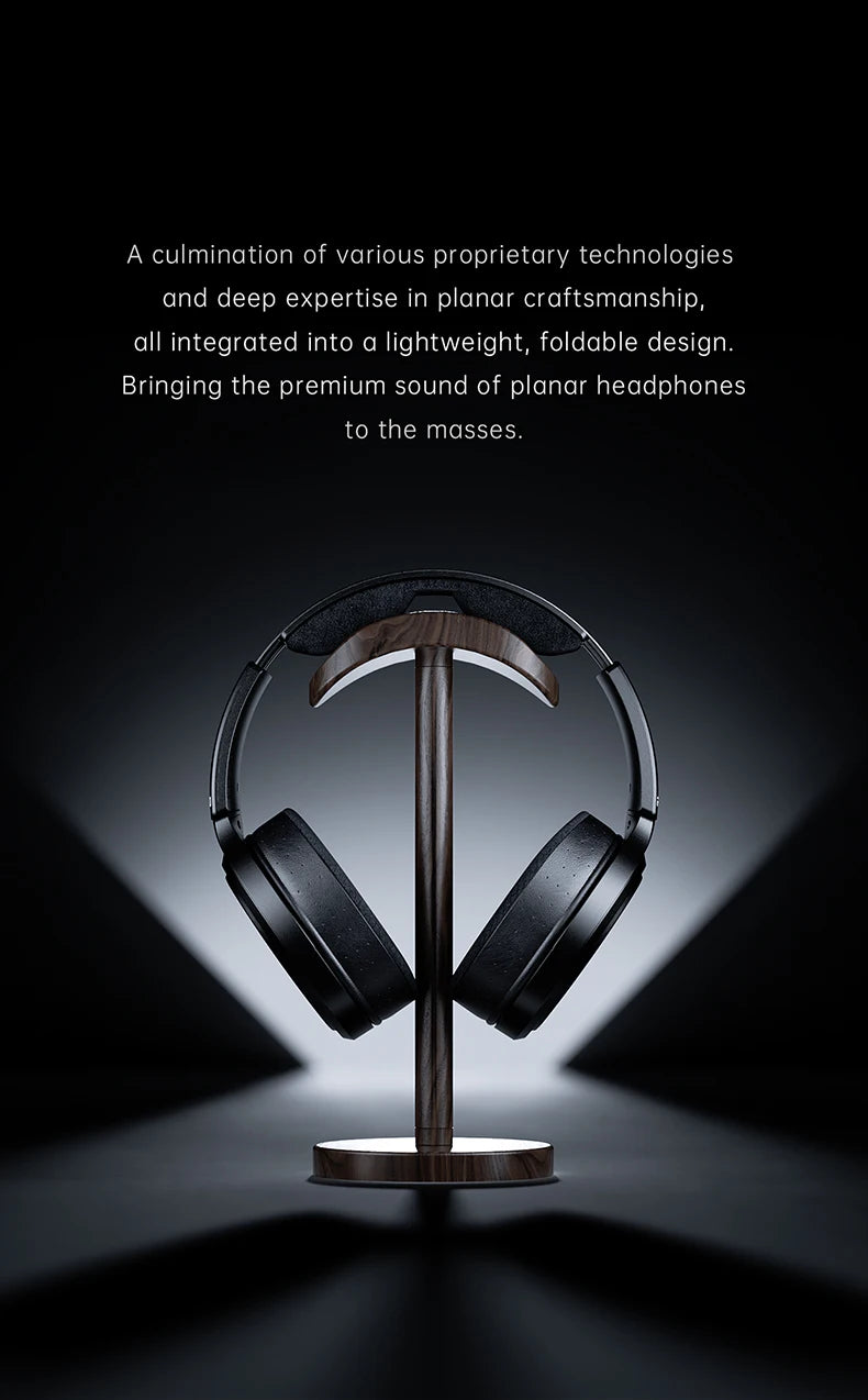 FiiO JT7 Planar Magnetic Over-Ear Audiophile Headphones – 95x86mm Driver, 4.4mm & 3.5mm Wired HiFi Headset
