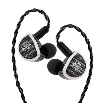 Kiwi Ears Aether HiFi Earphones 15.3mm Planar Driver IEM with Detachable Cable, High-Resolution Wired Earphones for Gaming & Music
