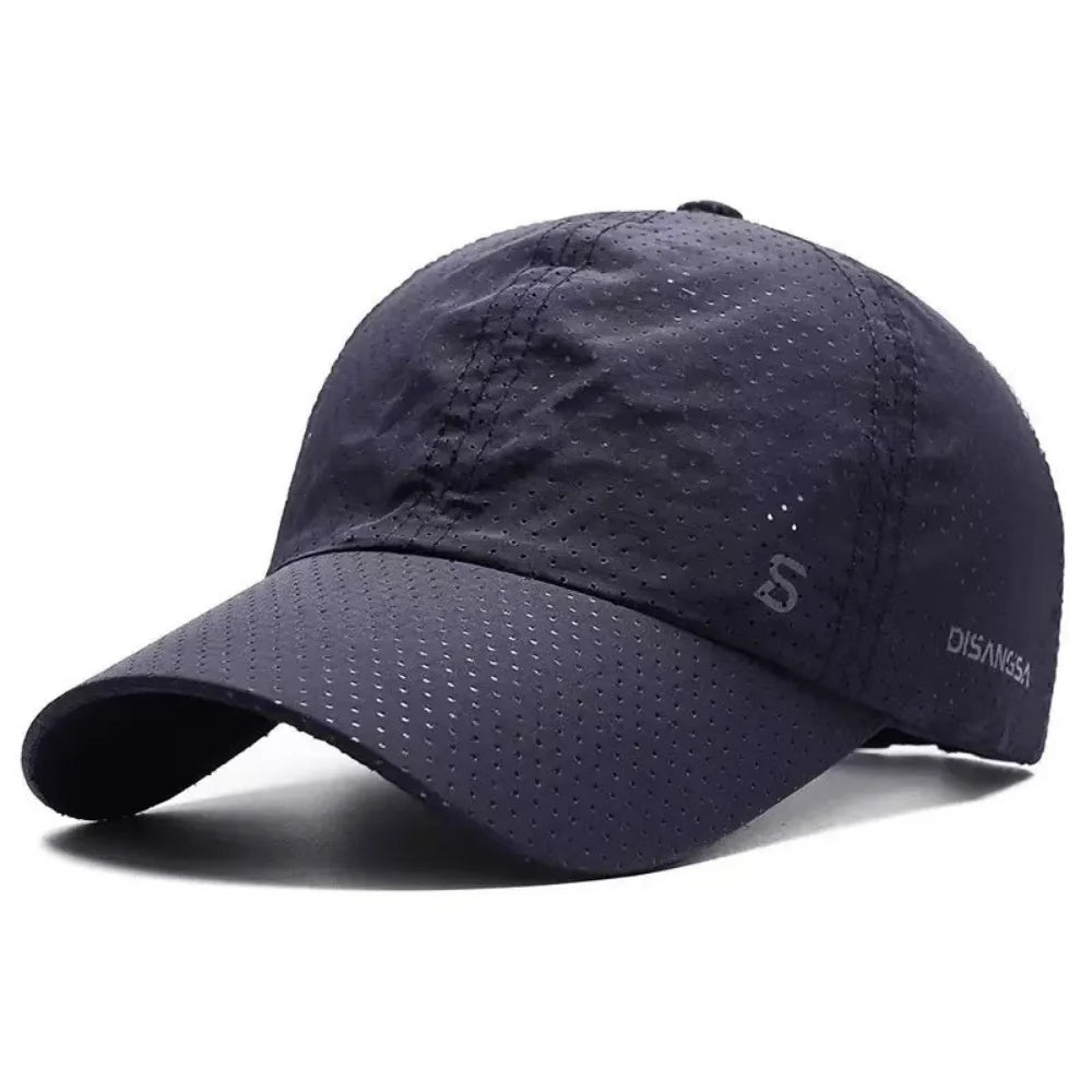 Solid Running Cap Thin Quick Drying Breathable Duck Tongue Outdoor Men's woman Sun Summer Fishing Avisor Baseball Cap