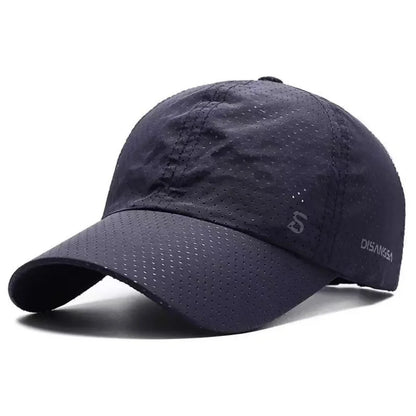 Solid Running Cap Thin Quick Drying Breathable Duck Tongue Outdoor Men's woman Sun Summer Fishing Avisor Baseball Cap