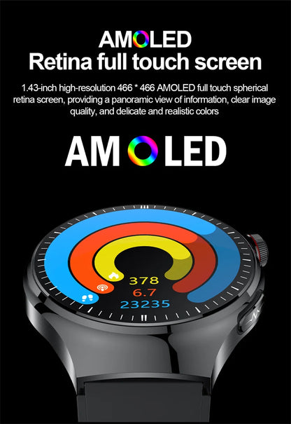 2025 New Smart Watch For Men Health ECG+HRV Blood Oxygen Uric Acid Fitness Sport Tracker Watches body fat Sleep Call Smartwatch