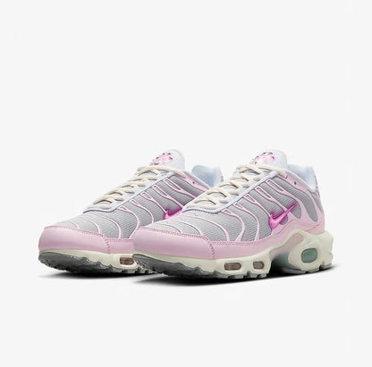 Nike Claw Print Limited Edition Full-Length Air Cushion Cushioning Training Women's Running Shoes New Air Max Plus High Grip Comfortable Fitness Sports Running Shoes Pink Series Fresh and Eye-Catching Fashionable Shopping Cas