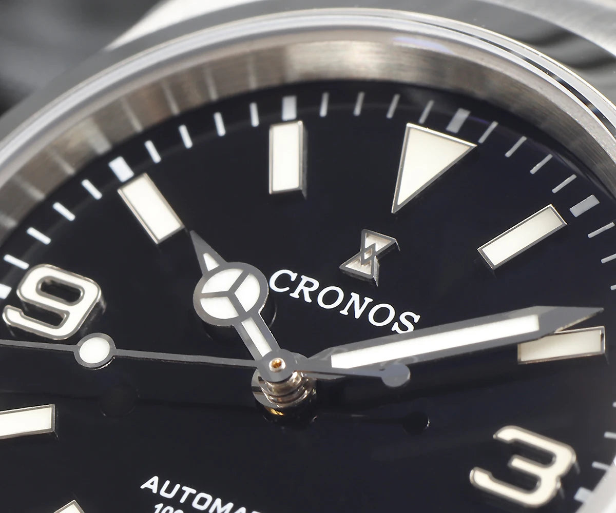 Cronos Luxury Men Watches 36mm Explore Climbing Series Couples Sport Watch NH35 PT5000Unisex Automatic Mechanical Watch 10Bar