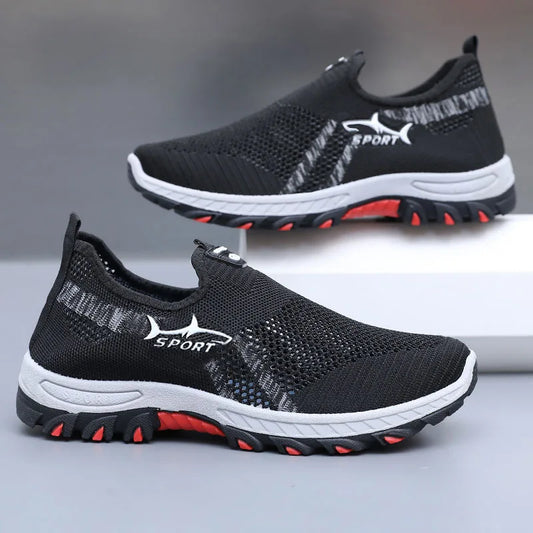 Men's summer sneakers, sporty men's mesh shoes, breathable sports shoes, canvas lightweight sneakers, cheap shoes clearance