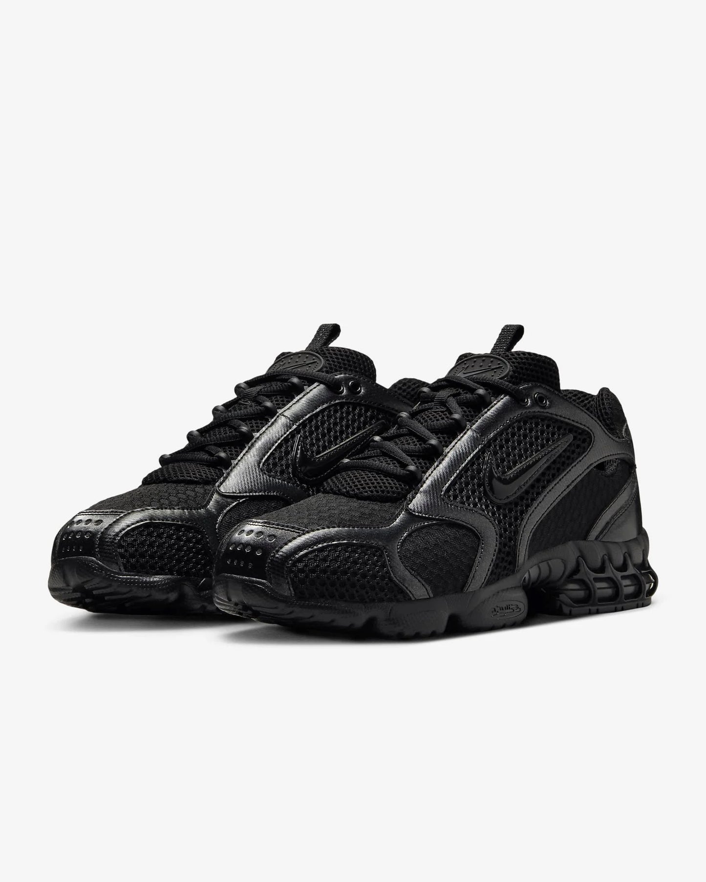 Nike Air Zoom Spiridon Cage 2 унисекс ниски ежедневни обувки, спортни, износоустойчиви, сиви и червени лайфстайл обувки CJ1288-600