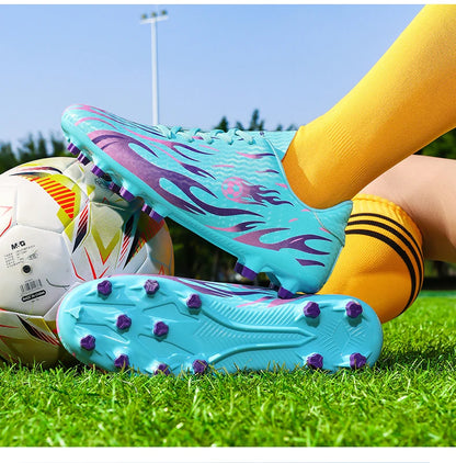 Professional Children's Football Shoes Outdoor Soccer Shoes Kids Futsal Sneakers Lightweight Non-slip Child Soccer Cleats Boys