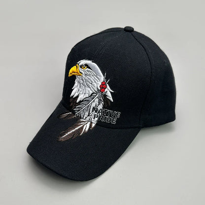 Ear of wheat Eagle Embroidery Baseball Hats New Men Women Fashion Breathable Sunshade Snapback Hardtop Caps Versatile Street ins