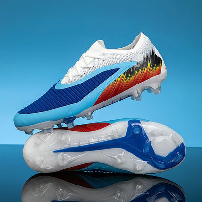 New Men Football Boots Training Ultralight Outdoor Drop Shipping Soccer Shoes Cleats Shoes Soccer Long Spikes FG Non-Slip