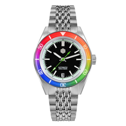 San Martin 39.5mm Summer Dive Watch Fashion Fun Fruit Series Men Sports Watches NH35 Automatic Mechanical 20 ATM SN0116 Reloj