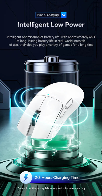 ATTACK SHARK X11SE Wireless Gaming Mouse, Tri-Mode Superlight Mouse with PAW3311 Sensor, 22000 DPI, 63g Ultra-Light RGB Gaming Mouse for PC, Laptop & Esports