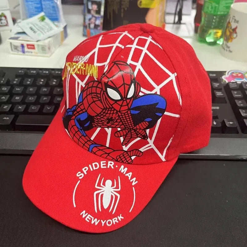 Czapka z daszkiem Spider-Man dla chłopców i dziewcząt, czapki z motywem superbohaterów, czapki przeciwsłoneczne, prezent urodzinowy dla dzieci, rekwizyty do cosplayu, modne czapki