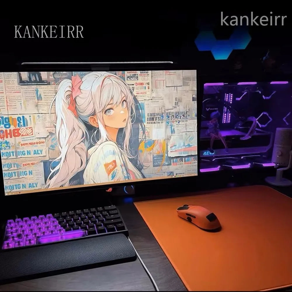 Tappetino mouse Black Speed a tinta unita, altamente elastico, con base antiscivolo, tappetino gaming premium per e-sport, superficie ultrafine, deskmat