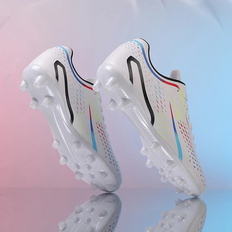 New Men Soccer Shoes High-top Futsal High-quality Cleats Grass Non-Slip Football Boots Match Sneakers Indoor Hot-selling FG/TF