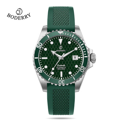 Boderry Bronze Watch Seaturtle Titanium Diver Luxury Wristwatch Automatic Mechanical Wristwatch Sport 200M Waterproof Luminous