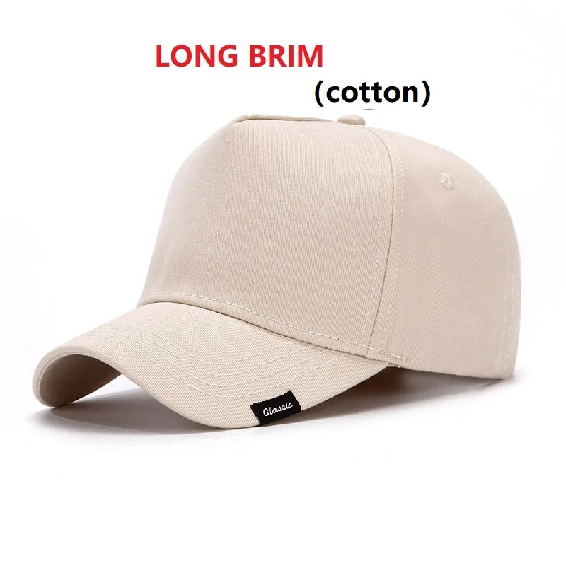 Bejzbol kape za muškarce s velikom glavom, za žene, XXL, prevelike, visoke krune, podesive, jednobojne, s kopčom (snapback), 56-60 cm, 60-65 cm