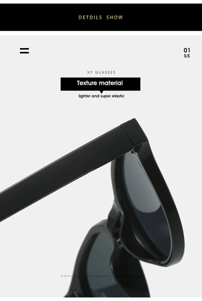 Simple Vintage Round Sunglasses Women Men 2025 Luxury Brand Design Retro Rivet Yellow Blue Lens Square Sun Glasses Female UV400