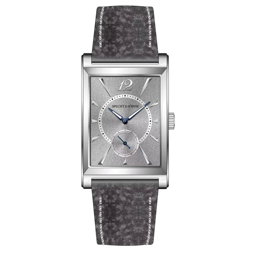 2025 New Fashion Specht & Söhne Square Watch Men's Watches Ultrathin Japan Movement Casual Men's Watch Black Color Men's Watch 26MM