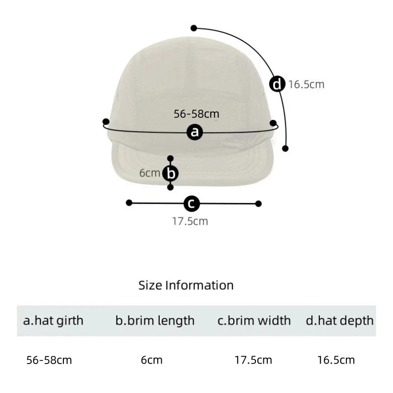 Ultrakönnyű futósapkák férfiaknak és nőknek, gyorsan száradó szabadtéri sport sapkák, kerékpáros, terepfutó és maratoni snapback sapkák