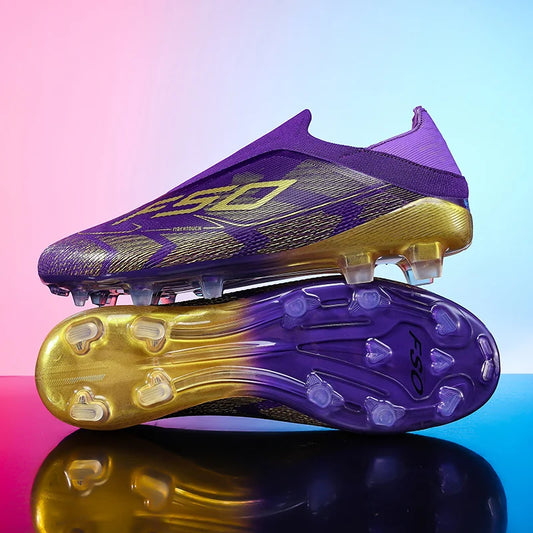 New Men Football Boots Non-Slip Boys Outdoor Hot-selling Soccer Shoes Grass Match Sneakers High-quality Cleats High-top Light