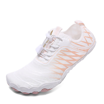 Oiaano wide toe man barefoot black shoes, woman sports sneaker unisex water booties, male aqua beach soft sole light breathable