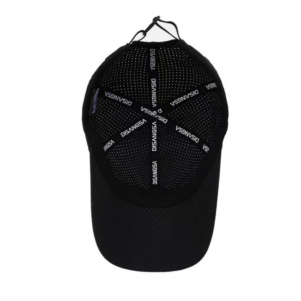 Solid Running Cap Thin Quick Drying Breathable Duck Tongue Outdoor Men's woman Sun Summer Fishing Avisor Baseball Cap