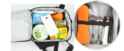Child Hot Game F-FortniteS Insulated Large Capacity Bag for Boy Girl Student Outdoor Picnic Resuable Thermal Cooler Lunch Box
