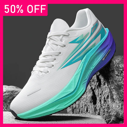 Unisex Sports Shoes Fashionable Lace Up Running Shock-absorbing Anti Slip Rebound Training Shoes 2026 New Outdoor Fitness Shoes