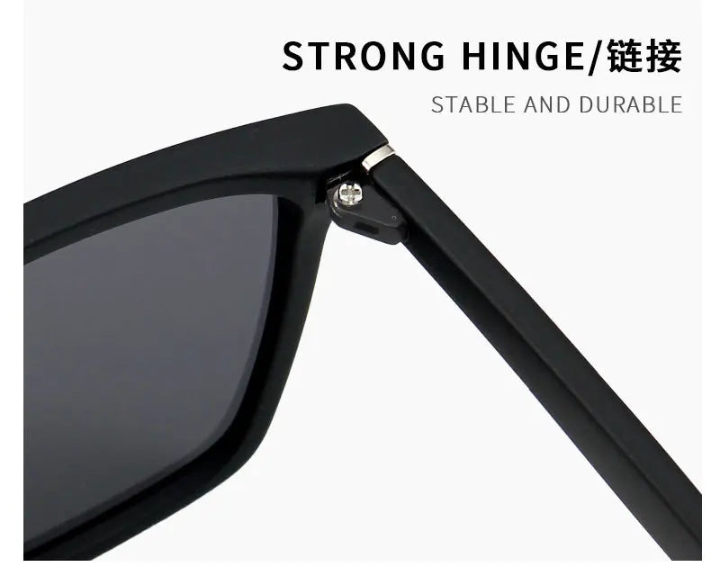 New Style Polarized Sunglasses Men Fashion Unisex Sports Business Black Sun Glasses Sun Protection UV400 Driving Sunshade Women