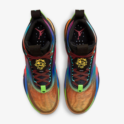 Sapatilhas de Basquetebol Nike Authentic Jordan Unissexo Rainbow Mid-Top Duráveis DN4200-064