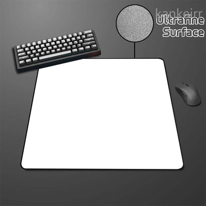 Tappetino mouse Black Speed a tinta unita, altamente elastico, con base antiscivolo, tappetino gaming premium per e-sport, superficie ultrafine, deskmat