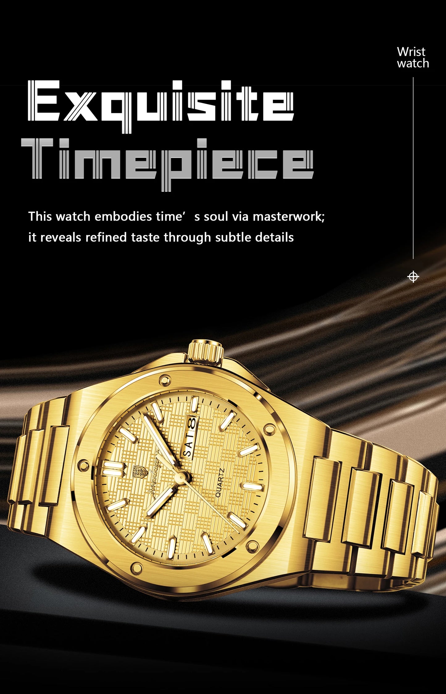 POEDAGAR Business Men Clock Date Week Stainless Steel Luxury Man Wristwatch Waterproof Luminous Sport Quartz Men's Watches Reloj