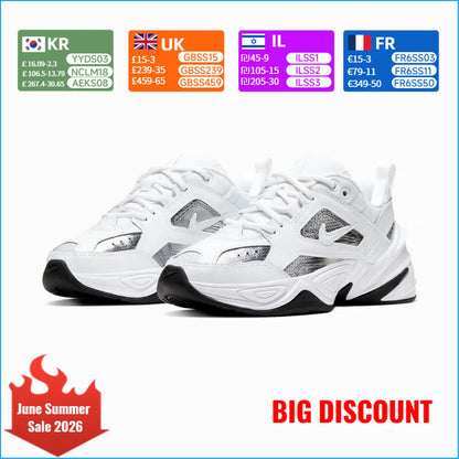 Nike M2K TEKNO Retro protizdrsni, trpežni, vsestranski, oblazinjeni čevlji za očete, športni čevlji