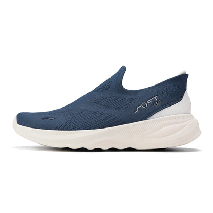 Li-Ning SOFT GO 2 KNIT slip-on fritids-gåsko til mænd – støddæmpende, komfortable og stabile LiNing mesh-jogging- og daglige sportssneakers AGLV017