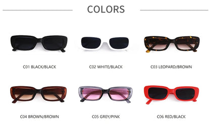 Square Sunglasses Men Rectangle Brand Designer Small Sun Glasses Male Retro Black Lens Driving Fishing Oculos UV400