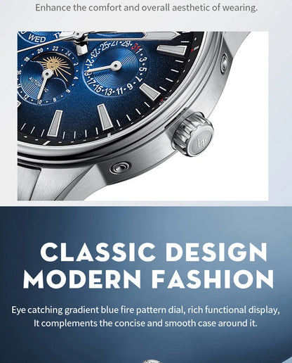 WM Watch Automatic Mechanical Watches Waterproof Multifunctional Business Men's Watches Watch WM160M