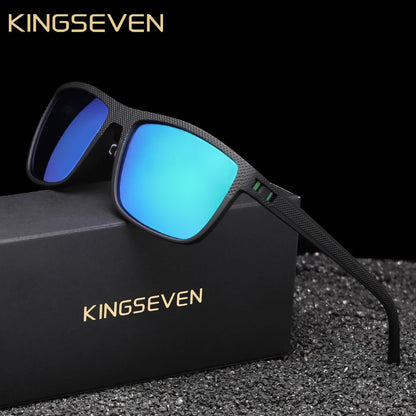 KINGSEVEN Fashion Polarized Sunglasses For Men UV400 Glasses  Rectangle Eyewear Fishing Driving Glasses Holiday