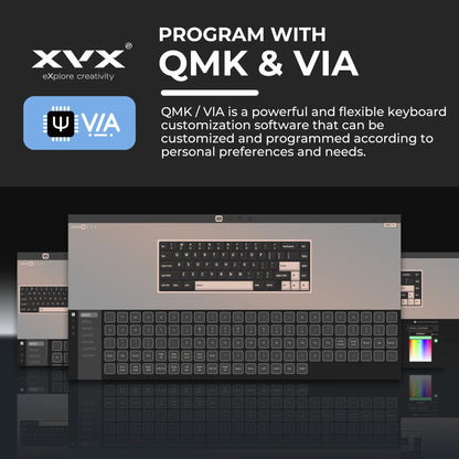 Teclado mecânico XVX M67 JadeStone com teclas IMD-Tech, hot-swappable, gasket, tri-mode, RGB personalizado, sem fios, 65%