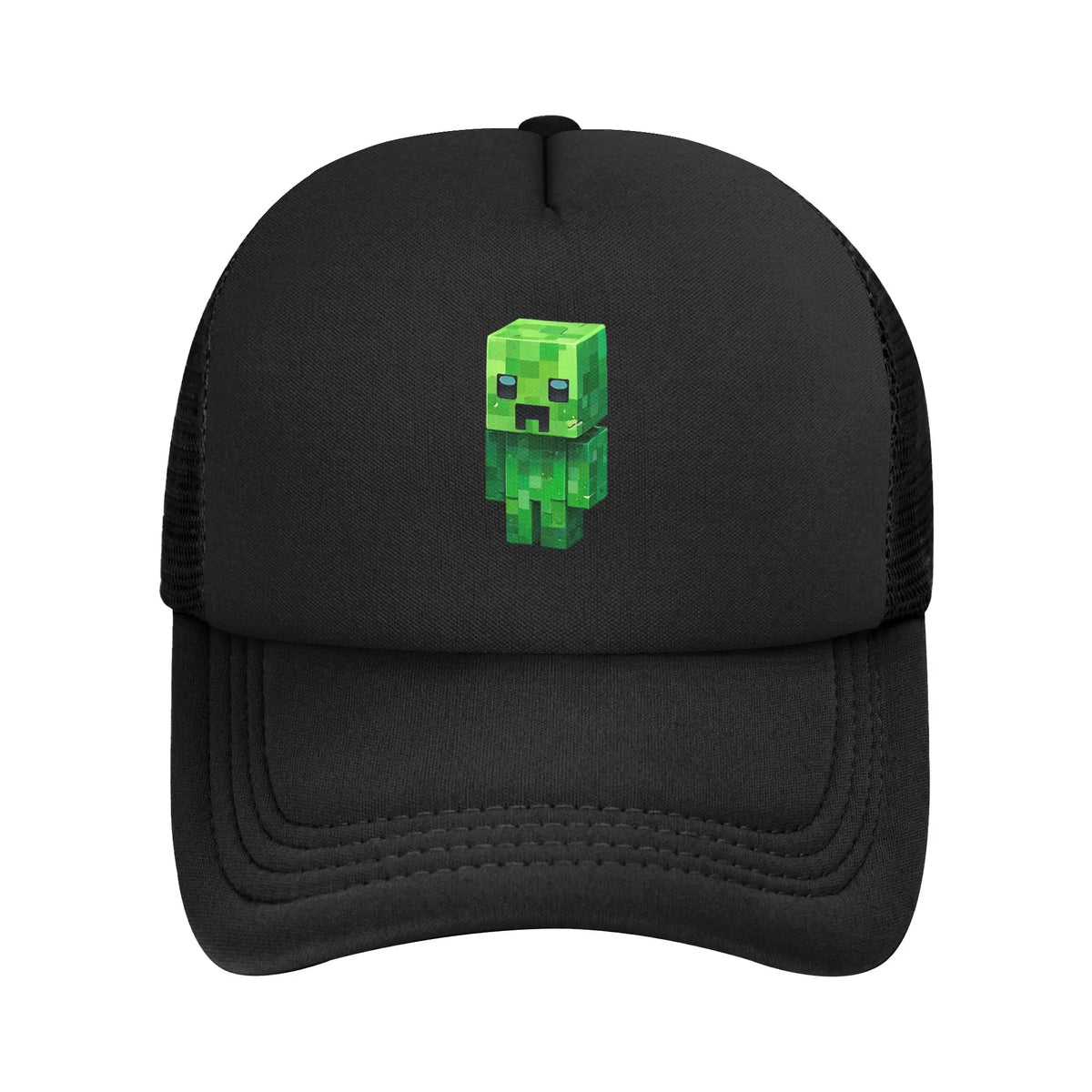 Czapki typu „trucker” dla dorosłych z motywem zombie, wrogich mobów, czapki baseballowe z siateczką, czapki poliestrowe, czapki przeciwsłoneczne, czapki golfowe z regulacją, czapki letnie