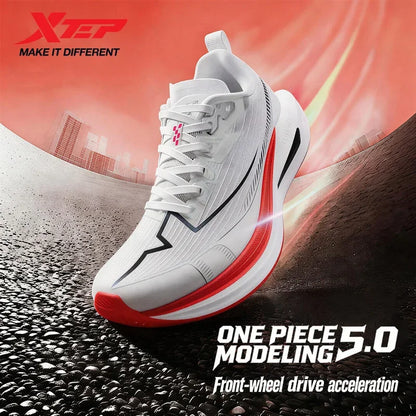 Xtep One Piece Modeling 5.0 Impact-Resistant Male‘s Combat Lightweight Quick-Drying Marathon Running Sneakers 874219110036