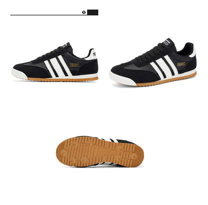 Men's Lightweight Forrest Gump Shoes, Soft Surface Non-Slip Sneakers, Retro Versatile Casual Shoes