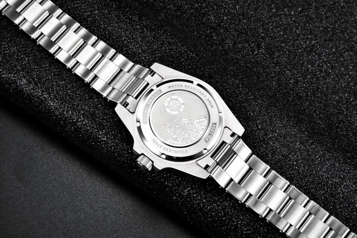 PAGANI DESIGN PD-1694 Men's 40MM Automatic Mechanical Watch Japan NH35 Movt Sapphire Glass Stainless Steel Waterproof Wristwatch